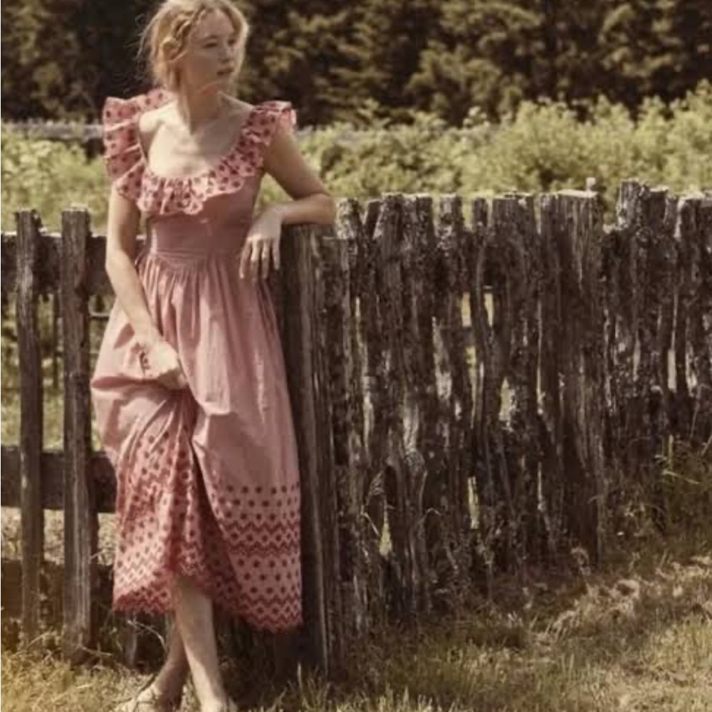 Doen LIESEL DRESS -- CERISE PARIS GINGHAM